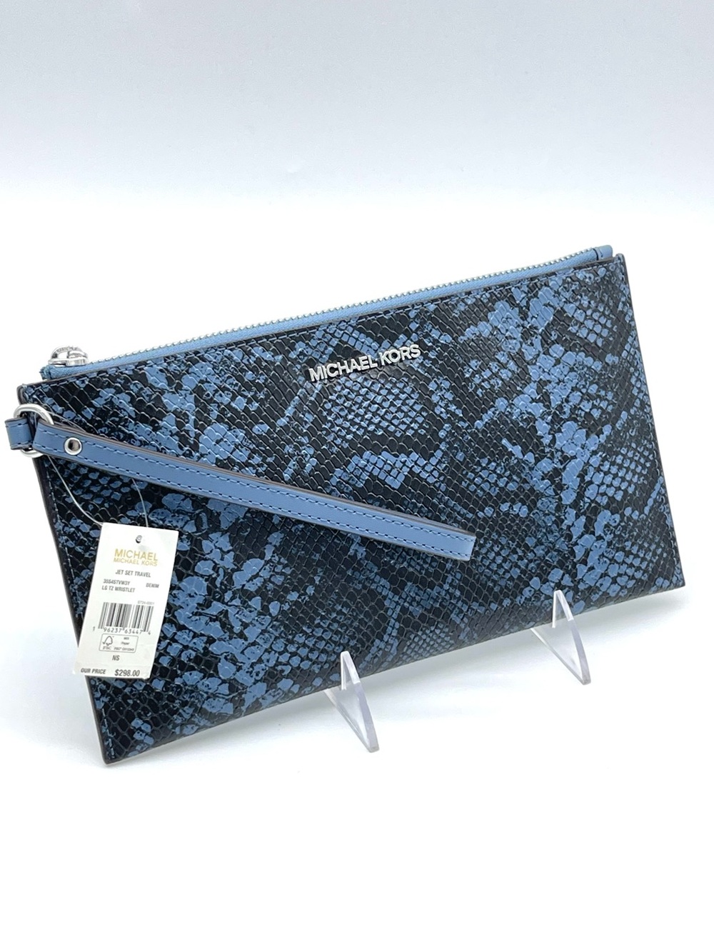 Michael Kors Large Top Zip Wristlet Clutch
